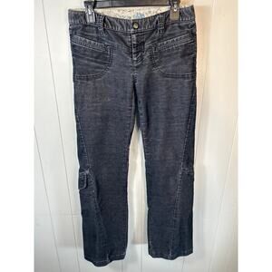 Athleta Corduroy Dipper Pant in Dark Gray. Size 6.